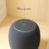 华为 AI音箱外观展示(按键|呼吸灯|橡胶垫)