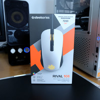 赛睿 Rival106 游戏鼠标外观展示(外壳|按键|滚轮|侧裙|脚贴)