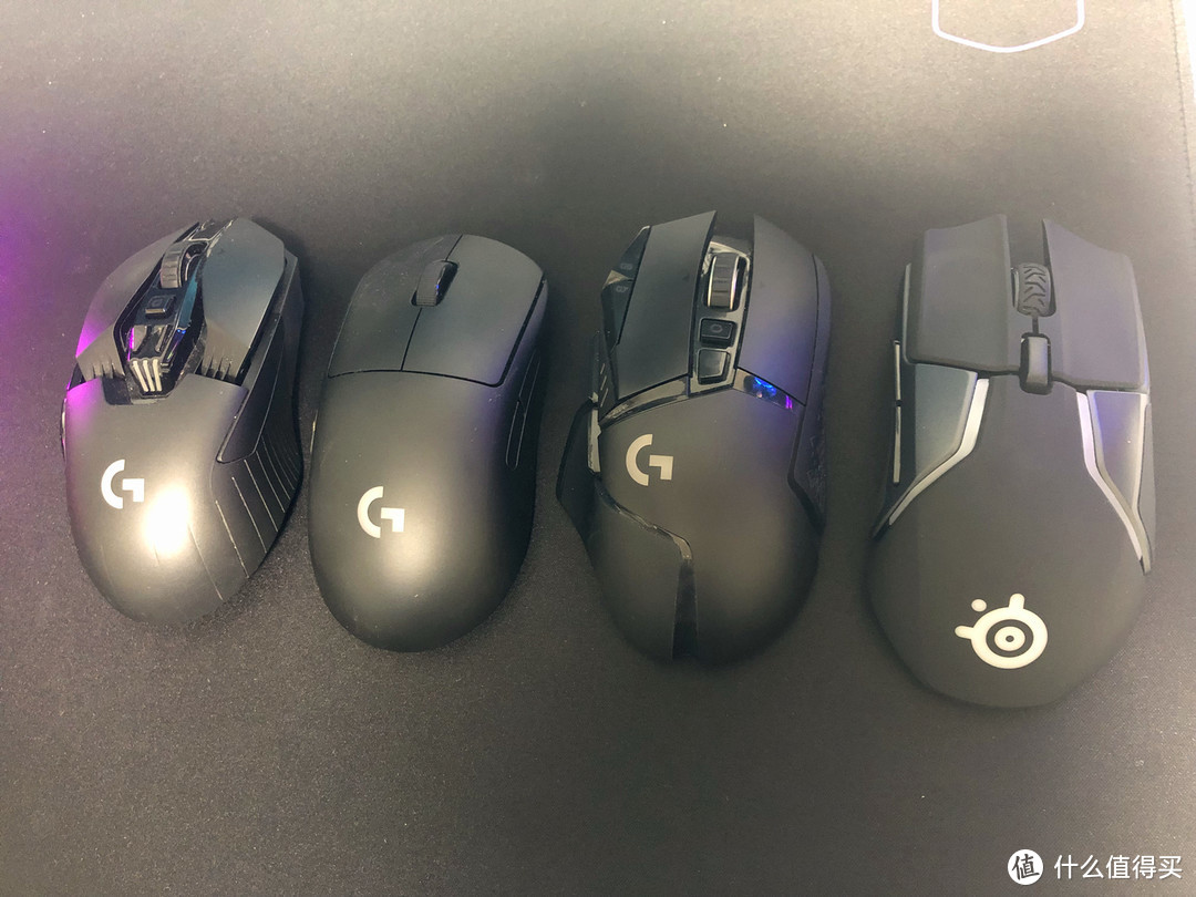 从左至右G903-G Pro-G502 Lightspeed-Rival 650