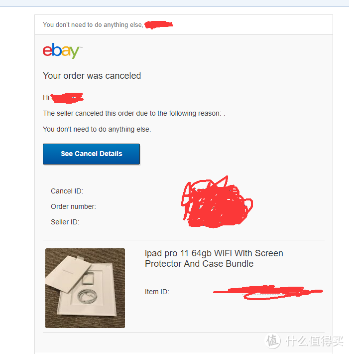 记一次ebay拍卖，拍下后与卖家联系取消订单