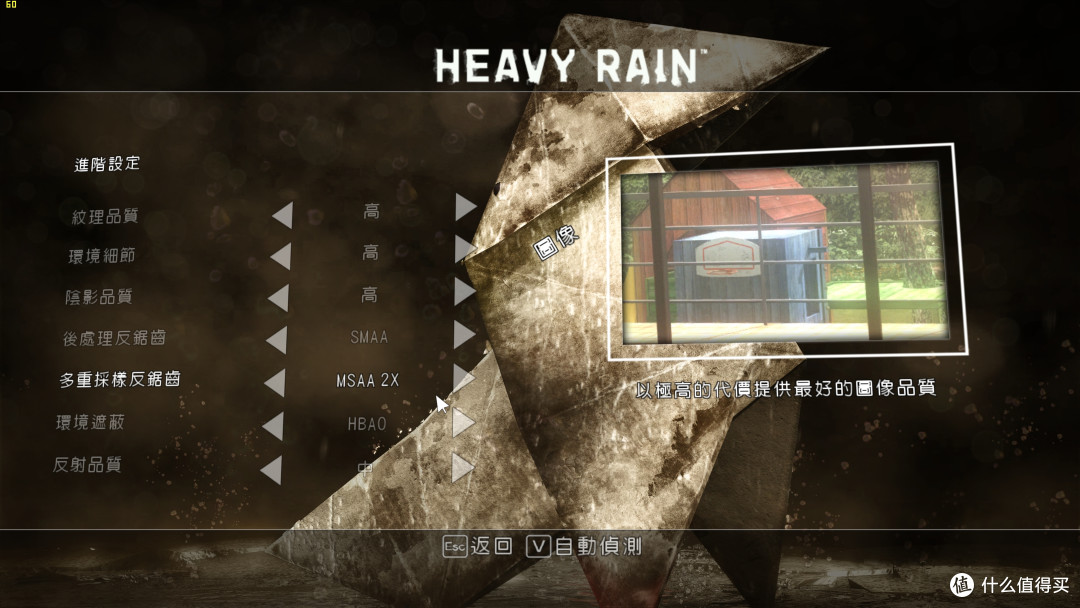 游戏配置探究 篇二十八:《暴雨》pc版本—重置ps3独占神作,gtx 1660满