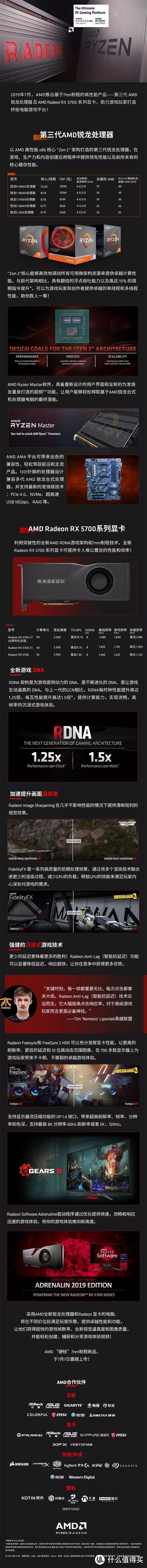 AMD锐龙9 3900X正式上架 RX 5700系列显卡开售