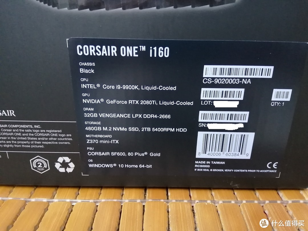 美商海盗船Corsair One i160 开箱