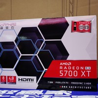 蓝宝石Radeon RX 5700 XT显卡开箱展示(风扇|背板|散热片)