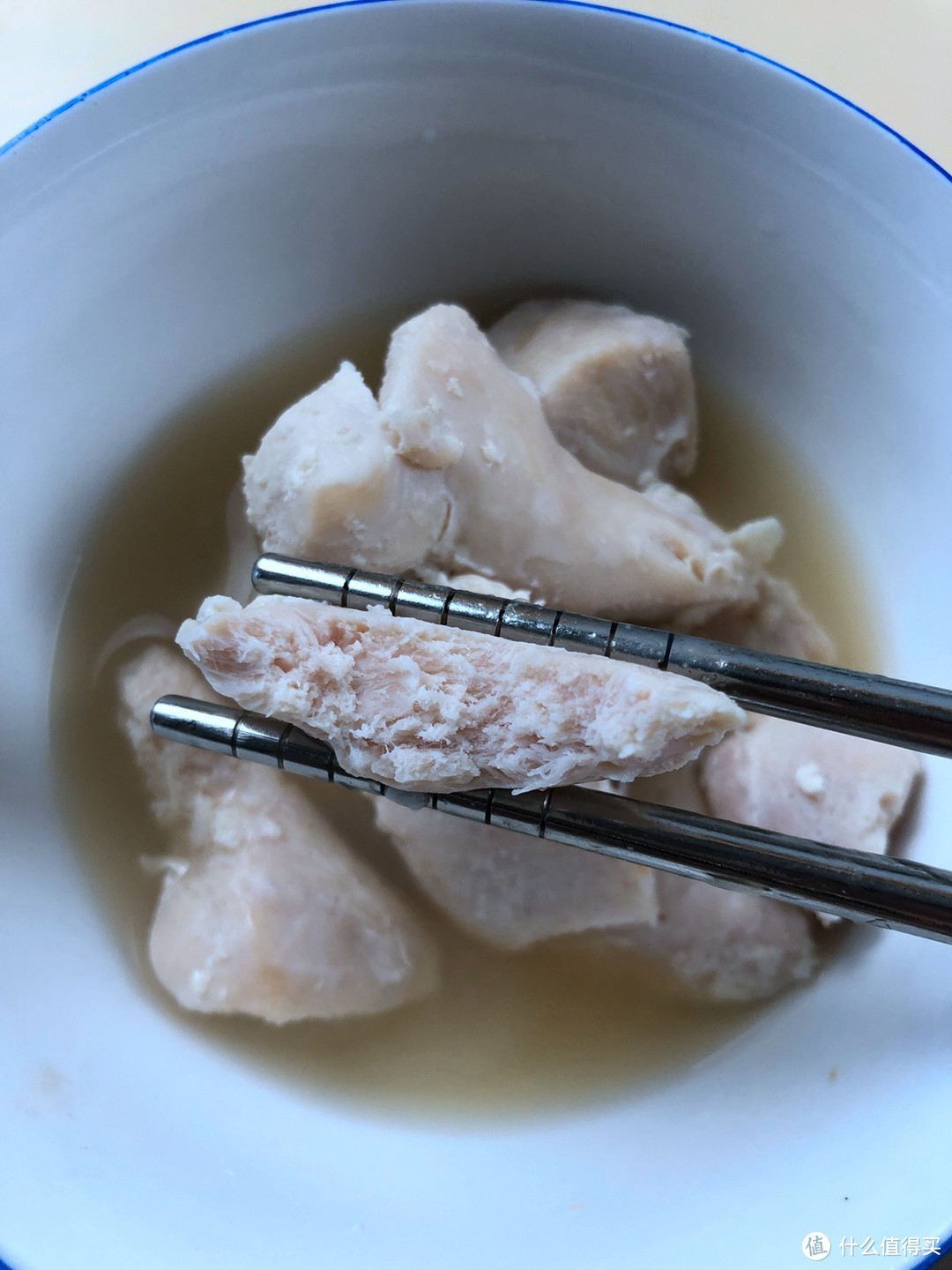 低油低脂低盐更健康的速食健身餐-上鲜 悦动蒸煮胸肉块880g/8袋 开袋试吃