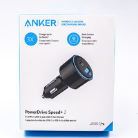 Anker PowerDrive Speed+ 2车充外观展示(接口|外壳|面板)