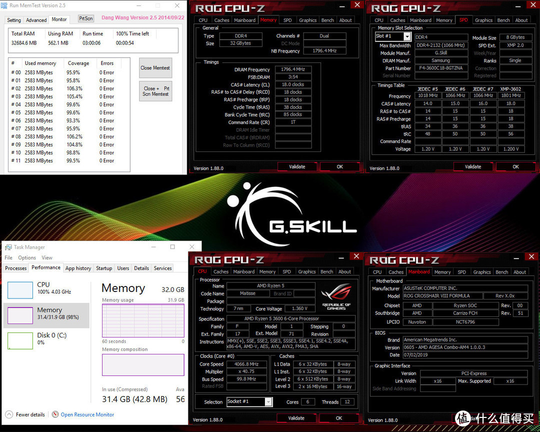 为 Ryzen 3000 而来：G.SKILL 芝奇 发布 Trident Z Neo 内存