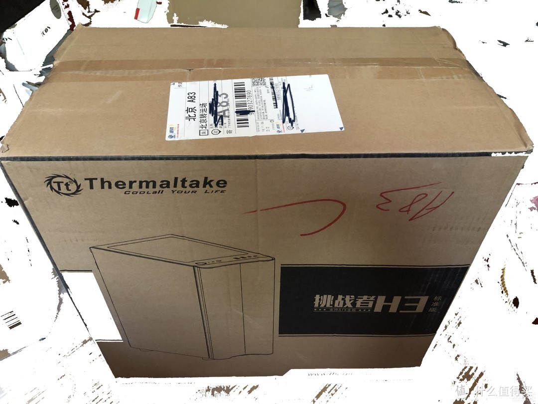 熊猫配色》Thermaltake 挑战者H3(白)+玲珑风扇12cm 测评测报告