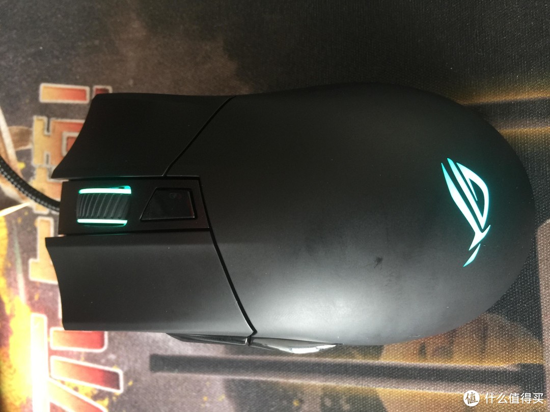 华硕ROG GLADIUS II CORE（大G二 P507）标准版光学电竞鼠标开箱及微动更换