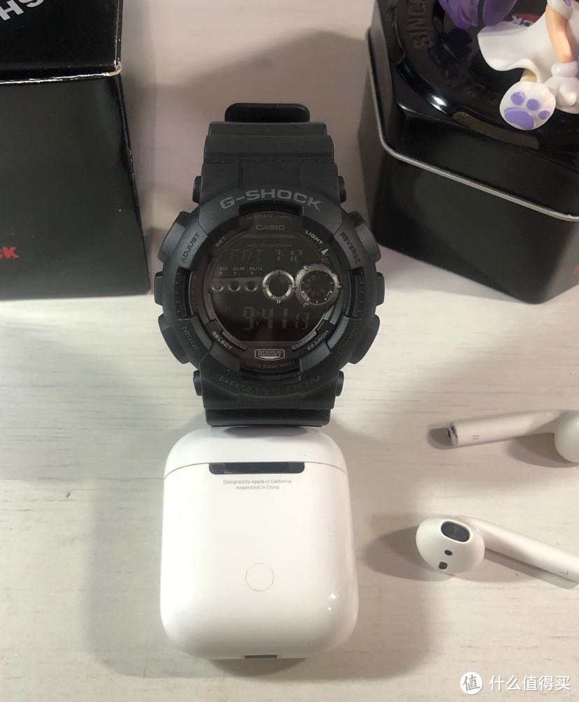 亚马逊412元狂欢价:G-SHOCK蓝底手表GD-100-1B开箱评测