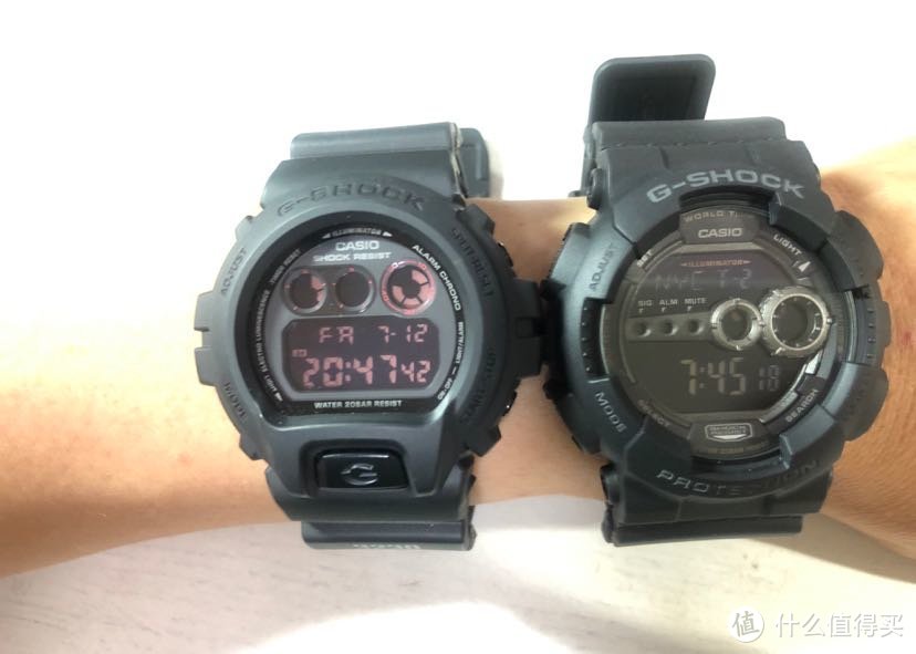 亚马逊412元狂欢价:G-SHOCK蓝底手表GD-100-1B开箱评测