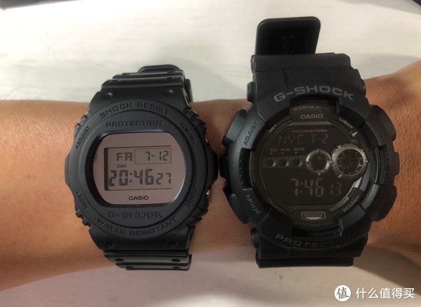 亚马逊412元狂欢价:G-SHOCK蓝底手表GD-100-1B开箱评测