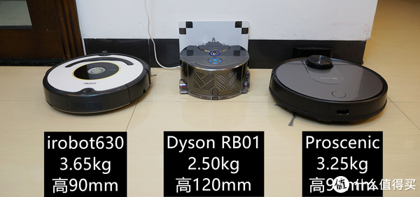 三款机器人的高度和重量