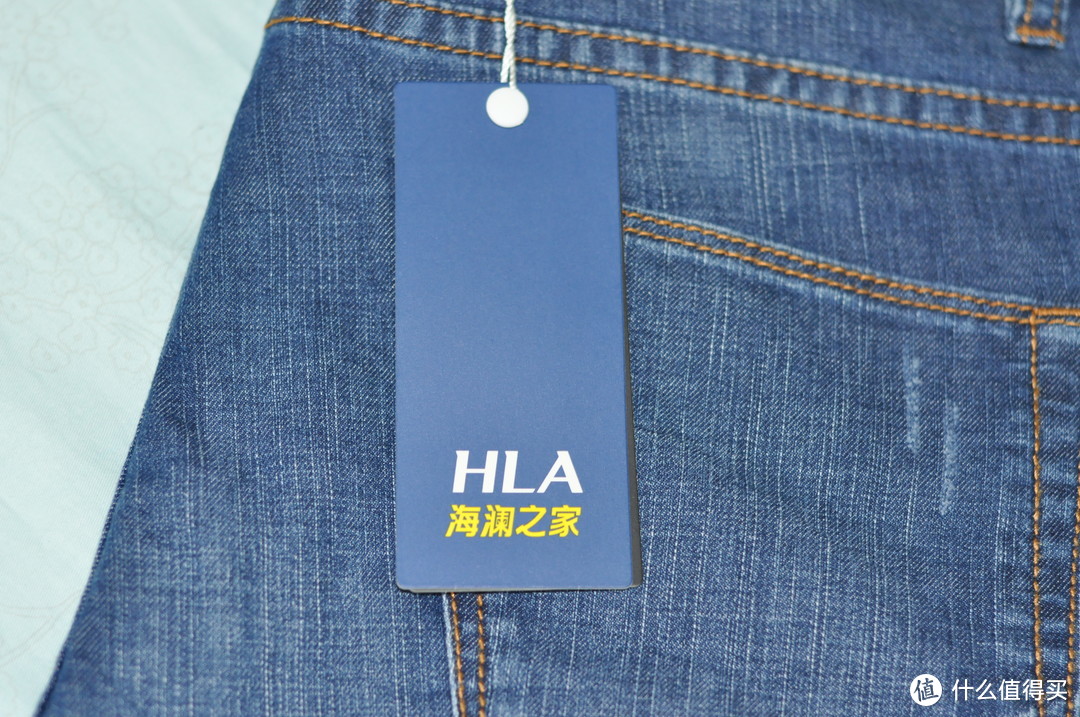 我的第N条牛仔裤：HLA海澜之家中腰直筒牛仔裤晒单