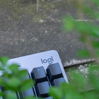 罗技 K845 机械键盘外观展示(面板|尺寸|键帽|橡胶软线)