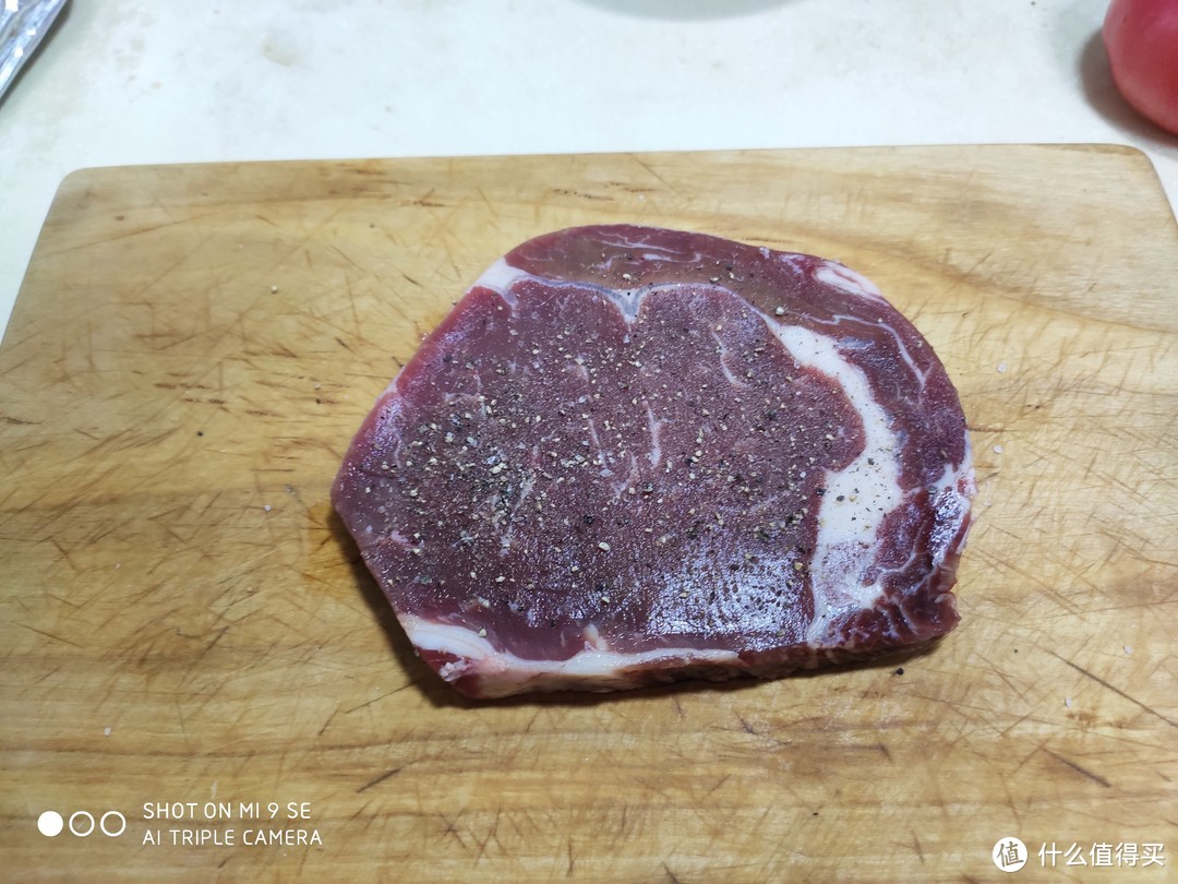 恒都澳洲原切眼肉（肉眼）牛排“无添加”制作及配菜