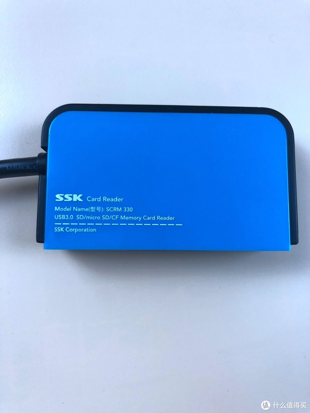 小巧好用也缺点明显- 飚王（SSK）SCRM330 USB3.0 TF/SD/CF 多功能合一读卡器 开箱简评