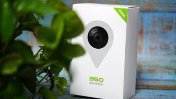 360智能摄像机外观展示(配色|适配器|插口|扬声器|按键)
