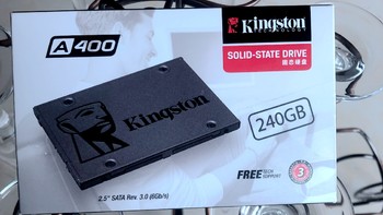 金士顿A400系列 240GB SSD固态硬盘 SATA3.0接口外观展示(材质|背面)