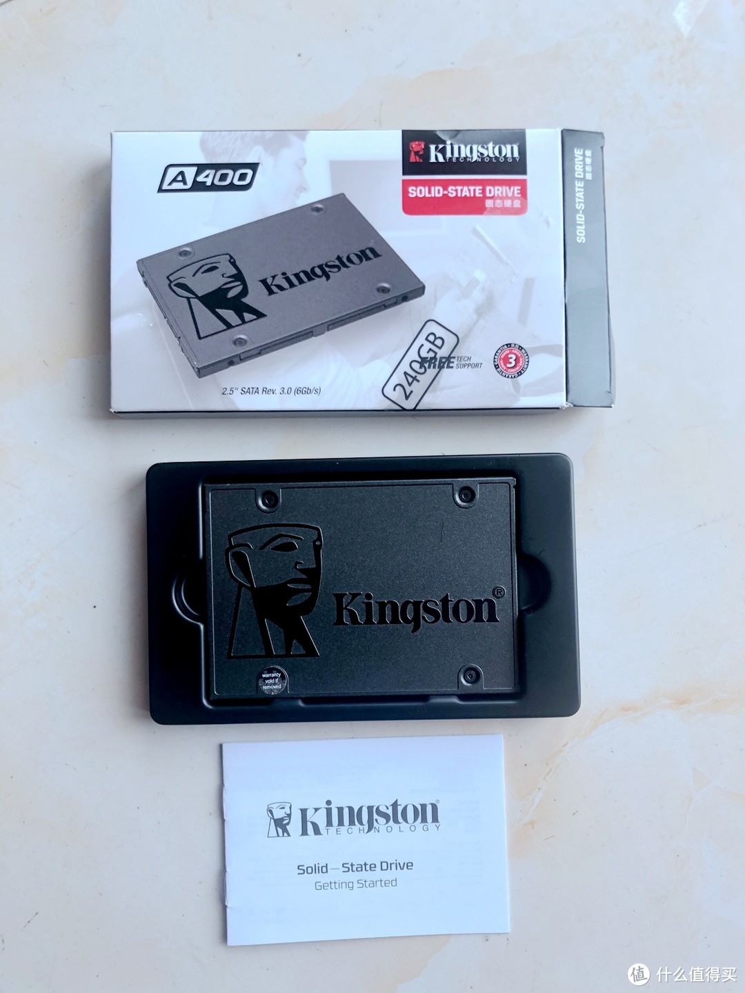 老本儿升级足矣-金士顿(Kingston) A400系列 240GB SSD固态硬盘 SATA3.0接口 开箱简评