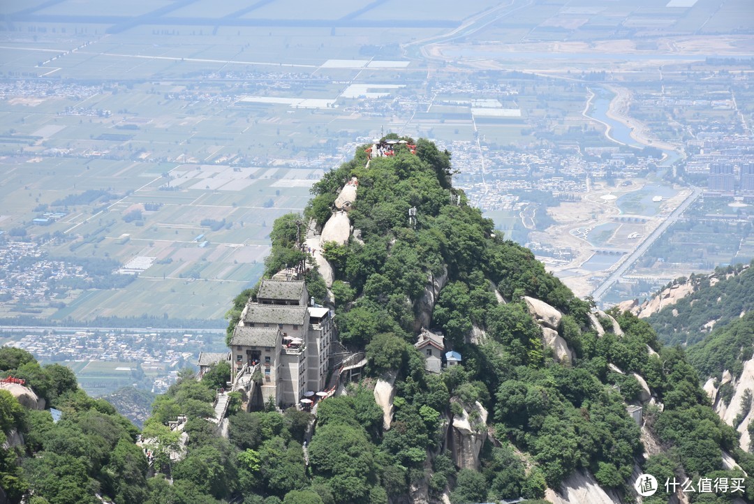 苍龙岭回望北峰