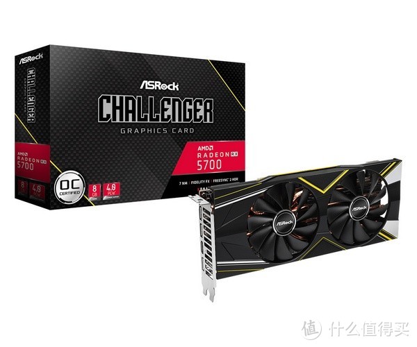 全新设计、针对高端玩家：ASRock 华擎 发布 Radeon RX 5700/5700 XT Challenger “挑战者” 非公显卡