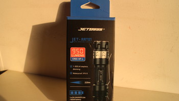 杰特明JET-RRT01手电外观展示(抱夹|攻击头|筒身)