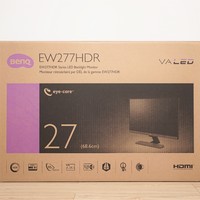 明基EW277HDR显示器外观展示(边框|底座|适配器|面板)