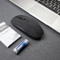 雷柏M200Plus办公鼠标外观展示(尺寸|滚轮|底盘|开关)