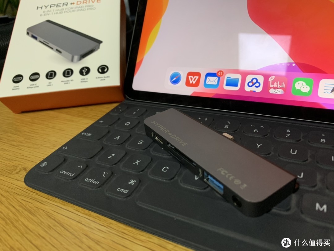 iPad pro 2018完全体——hyperdrive tpye c扩展坞首晒