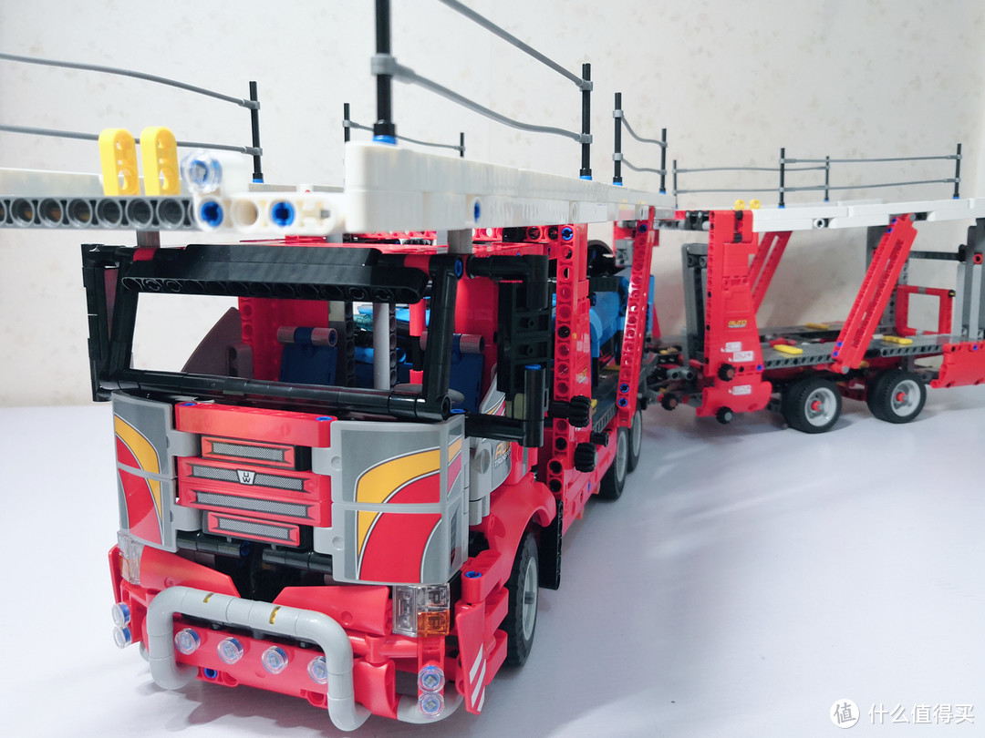 红色长龙 LEGO 42098 A模式 车辆运输车 开箱及拼搭体验