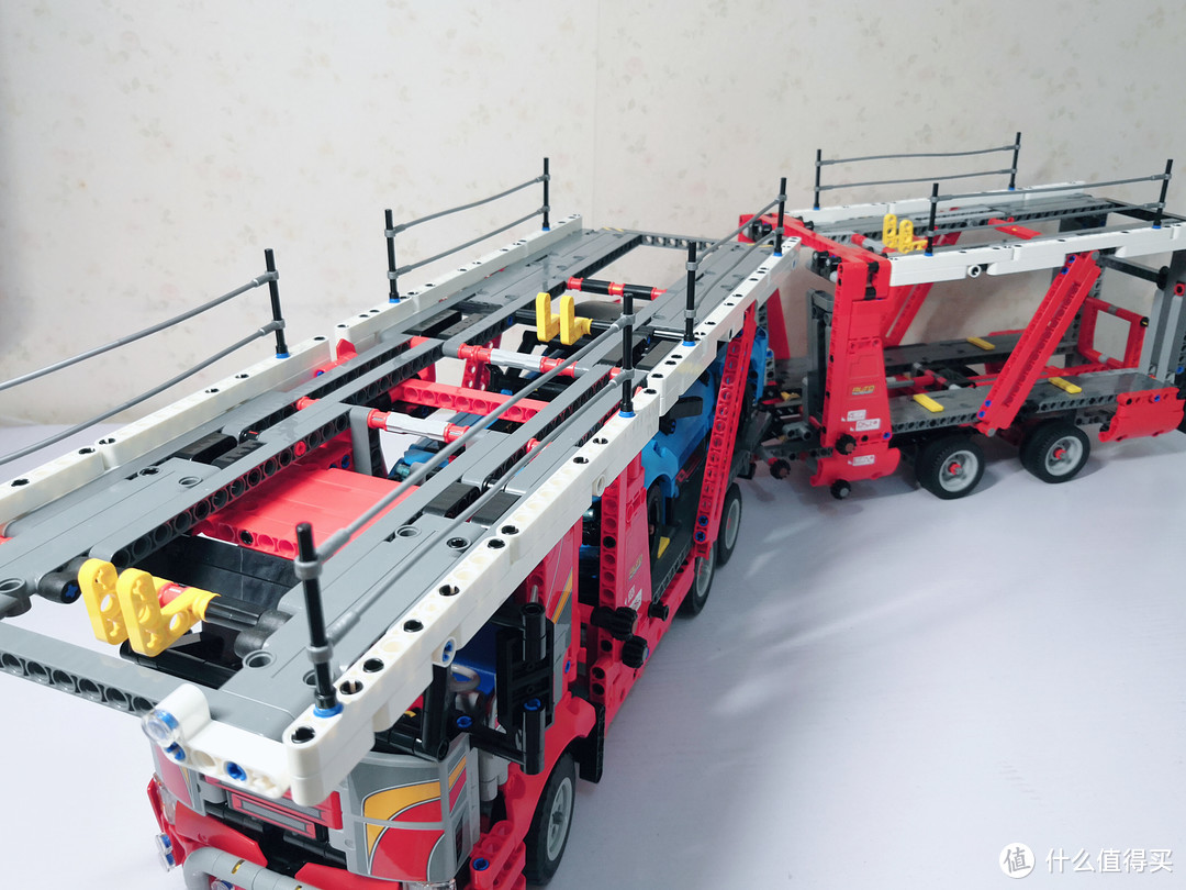 红色长龙 LEGO 42098 A模式 车辆运输车 开箱及拼搭体验