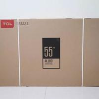 TCL55V2 55电视外观展示(尺寸|遥控器|屏幕)