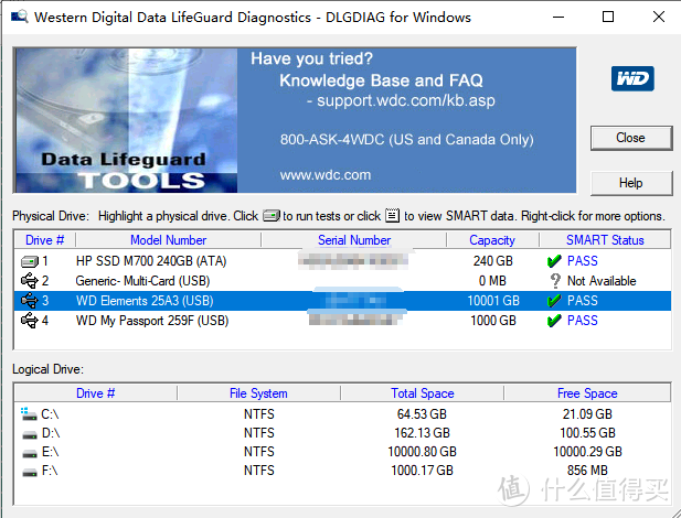 Data Lifeguard Diagnostic