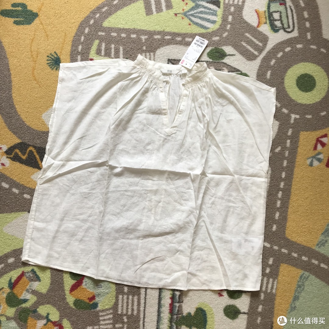 UNIQLO 优衣库 414174 女款麻混纺上衣