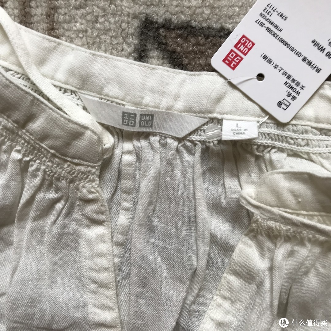 UNIQLO 优衣库 414174 女款麻混纺上衣