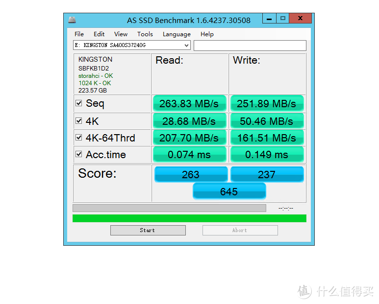 这“大号U盘”不太给力啊：金士顿 (Kingston) A400 240GB SSD固态硬盘