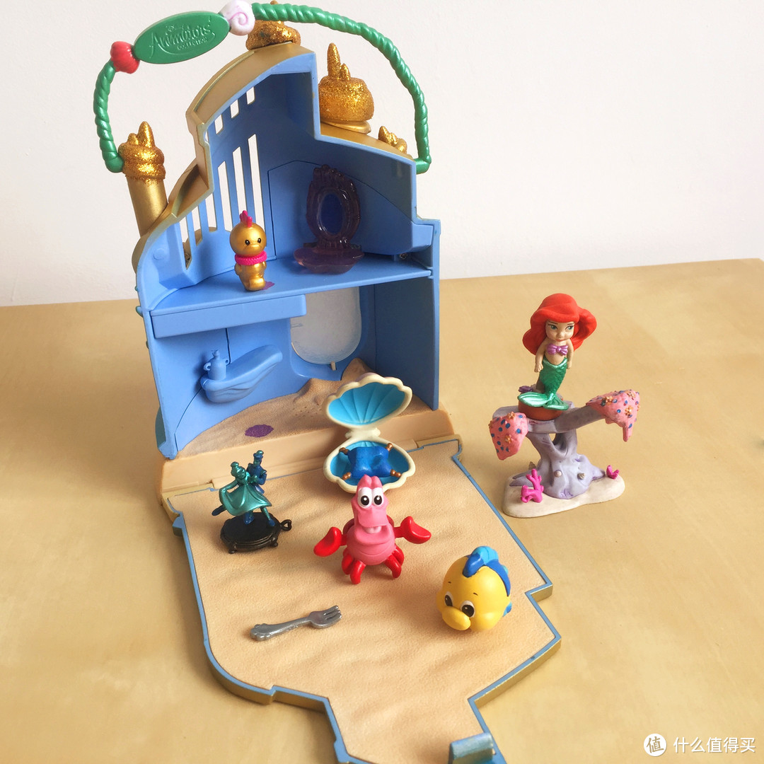 玩具测评丨Disney迪士尼小美人鱼公主小屋