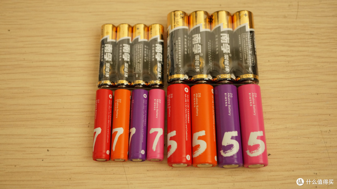 南孚聚能环与小米（紫米）彩虹电池的简单对比测试报告