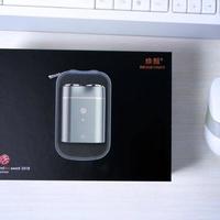 焕醒SG199迷你电动剃须刀外观展示(机身|刀头|接口|充电线)