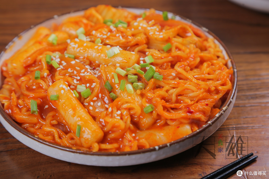 【自制奶酪拉面炒年糕的做法  零失败版】