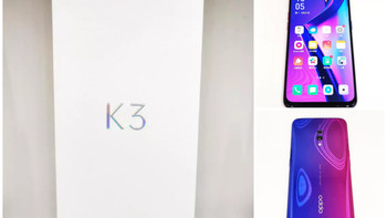 OPPO K3手机开箱展示(屏幕|后盖|边框|摄像头|数据线)