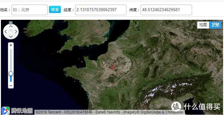 坐标差不多是法国的巴黎