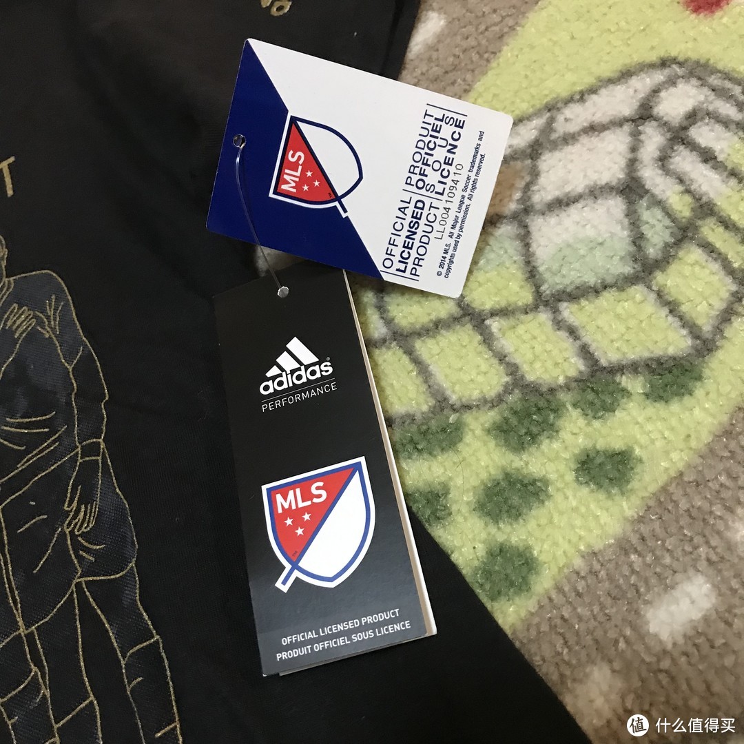 MLS官方认证！Adidas洛杉矶银河队儿童T恤