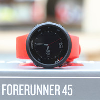 佳明Forerunner 45运动跑表开箱展示(表圈|表盘|屏幕|接口|腕带)