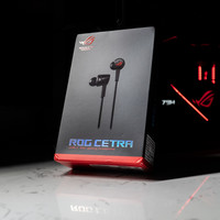 ROG Cetra入耳式降噪游戏耳机外观展示(收纳盒|耳机线|外壳|线材)