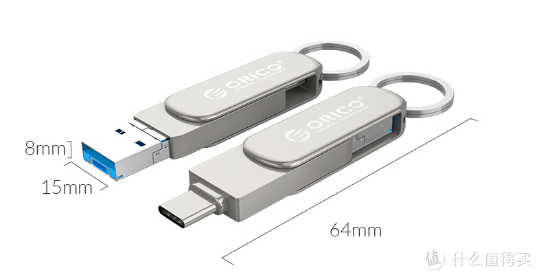 信手捻来，为存而生。ORICO随身Type-C三合一手机U盘使用体验