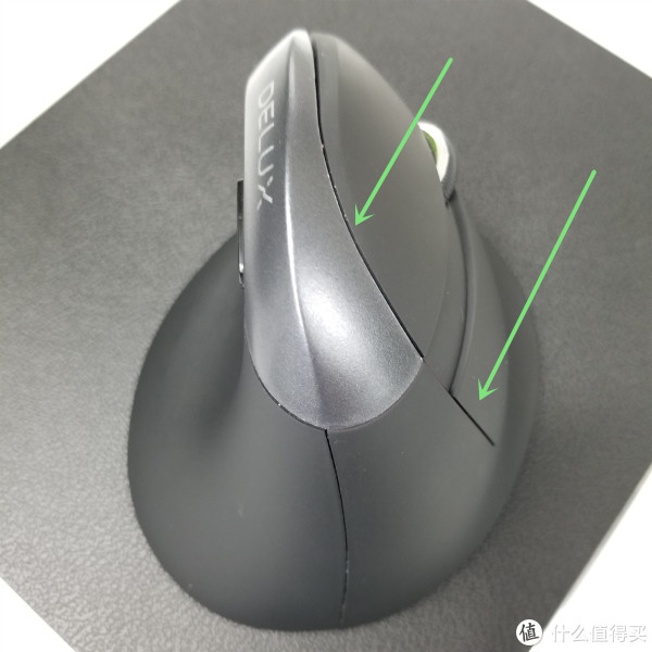 箭头为手指敲击方向