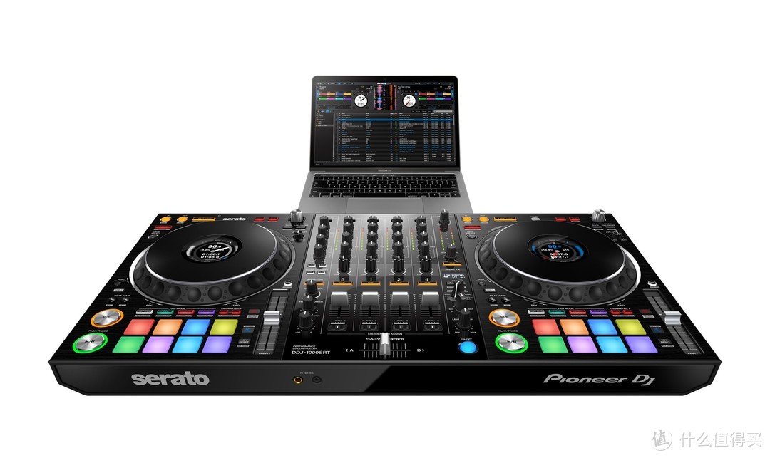 DDJ-1000SRT Serato DJ Pro的4通道专业表演DJ控制器