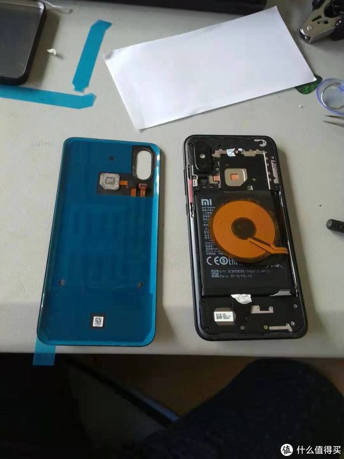 贴上卖家提供的新背胶